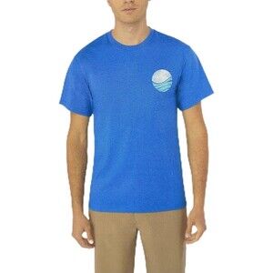 O'NEILL Mens Sz L Wayfarer Graphic Short Sleeve T-Shirt Royal Heather Blue